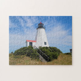 Quebra-cabeça Farol de Plymouth, "o Gurnet" Massachusetts