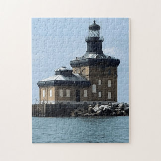 Quebra-cabeça Farol de Toledo Harbor transformado em um