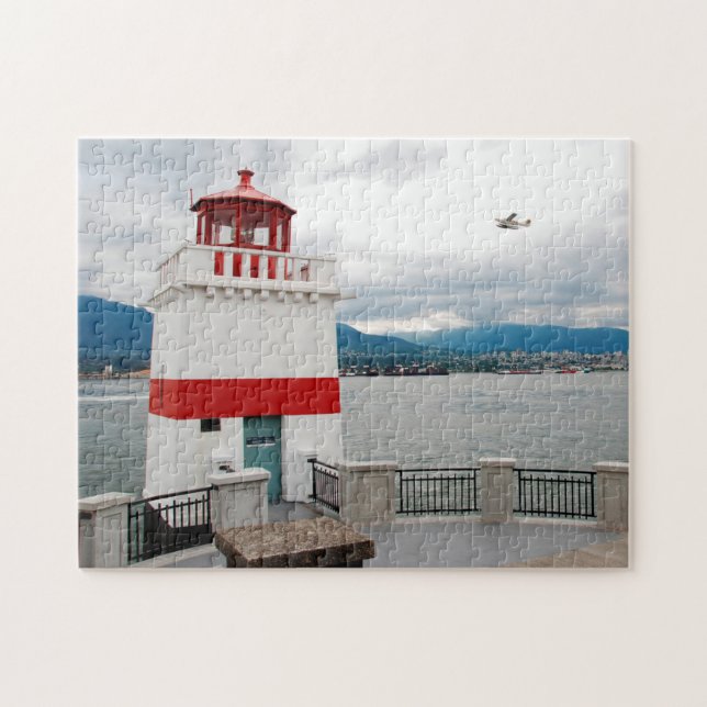 Quebra-cabeça Farol de Vancouver. (Horizontal)