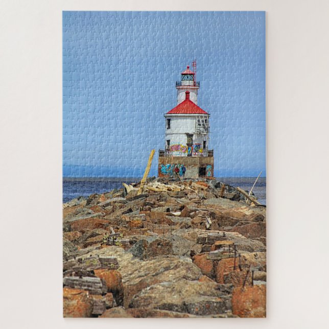 Quebra-cabeça Farol de Wisconsin Point (Vertical)
