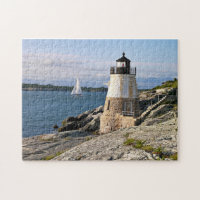 Farol do monte do castelo, Rhode - ilha