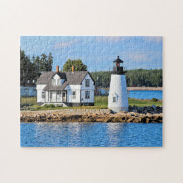 Quebra-cabeça Farol do porto da perspectiva, Maine
