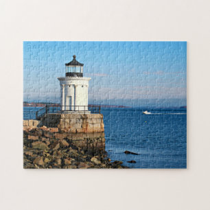 Quebra-cabeça Farol do quebra-mar de Portland, Maine