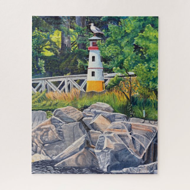 Quebra-cabeça Farol Echo Point Puzzle 520 peças (Vertical)