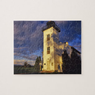Quebra-cabeça Farol em Escanaba UP Michigan