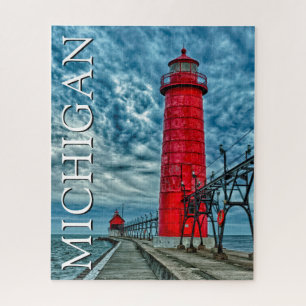 Quebra-cabeça Farol Grand Haven   Michigan