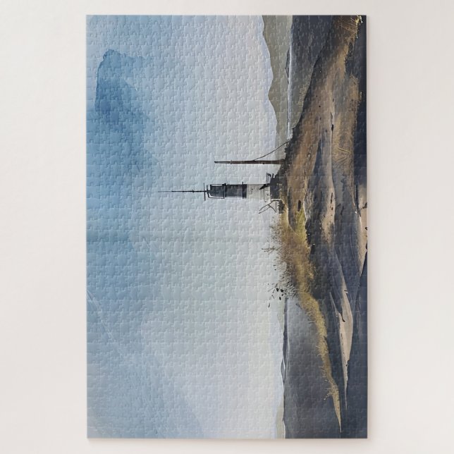 Quebra-cabeça Farol Guiando-O Para Casa (Vertical)