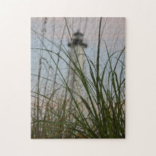 Quebra-cabeça Farol na praia de Sawgrass - 11x14 - 252 PCes