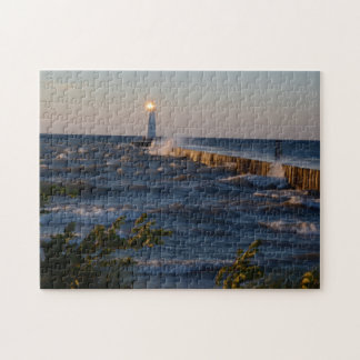 Quebra-cabeça Farol num Mar Tempestuoso