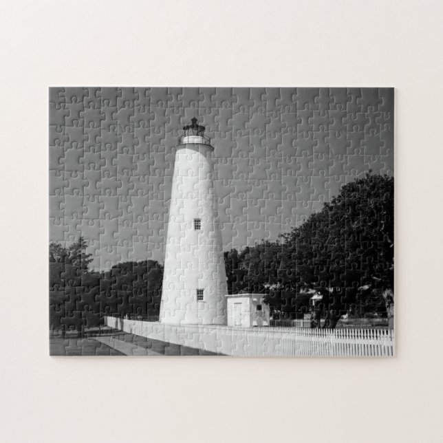 Quebra-cabeça Farol Ocracoke (Horizontal)