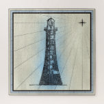 Quebra-cabeça Farol permanente náutico Vintage para navios<br><div class="desc">Personalize este quebra-cabeça para um presente especial. Se você precisa de algo para fazer quando está preso em casa, um quebra-cabeça é a escolha perfeita. Você pode trabalhar nisso numa mesa, fazer uma atividade agitada. Mas isso também estimula a mente, então você pode relaxar do estresse ou da preocupação. Um...</div>
