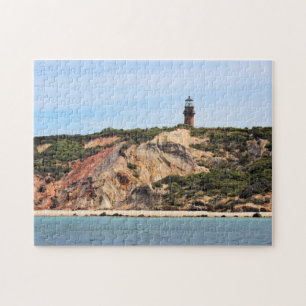 Quebra-cabeça Farol principal alegre, MÃES do Martha's Vineyard