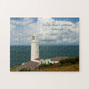 Quebra-cabeça Farol principal Cornualha Inglaterra de Trevose