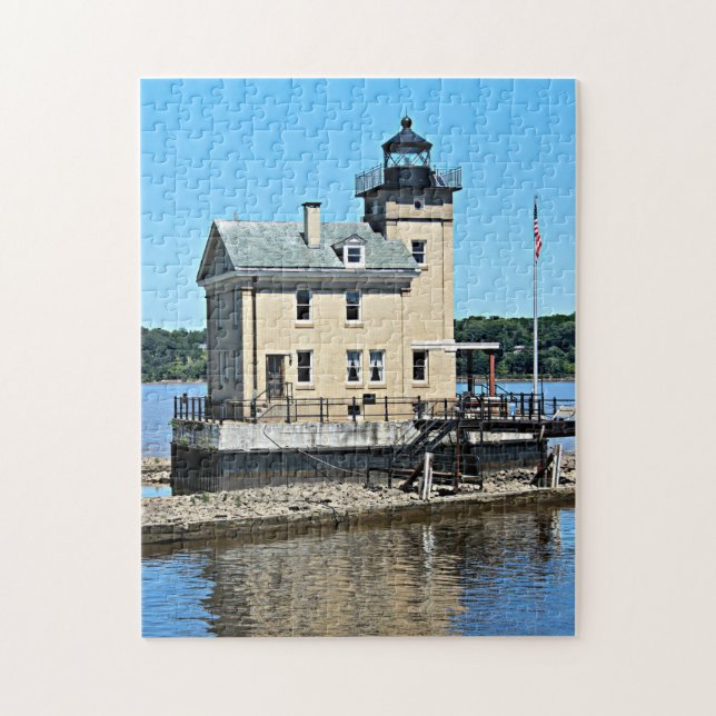 Quebra-cabeça Farol Rondout Creek, Nova Iorque (Vertical)