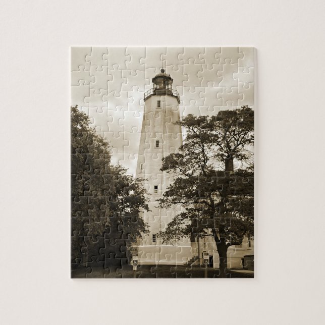 Quebra-cabeça Farol Sandy Hook (Vertical)