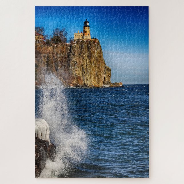 Quebra-cabeça Farol Split Rock Minnesota Jigsaw Puzzle (Vertical)