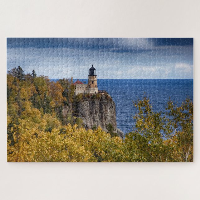 Quebra-cabeça Farol Split Rock Minnesota Jigsaw Puzzle (Horizontal)