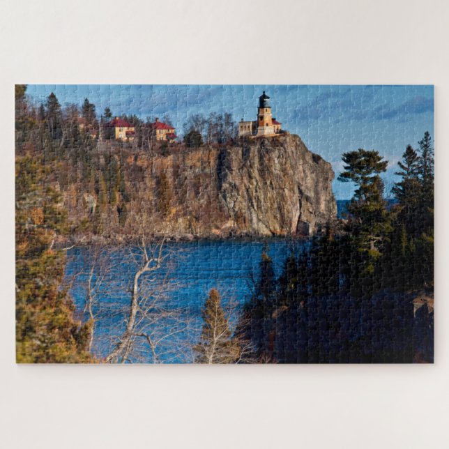 Quebra-cabeça Farol Split Rock Minnesota Jigsaw Puzzle (Horizontal)