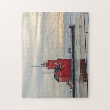 Farol Vermelho Grande na Holland MI - 252 peças