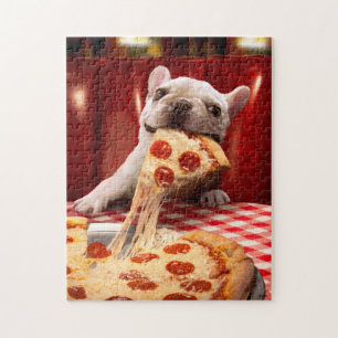Quebra-cabeça Fatia De Pizza De Comida De Cão