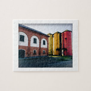 Quebra-cabeça Fazenda Itália & Agricultura - 8x10 - 110 peças.