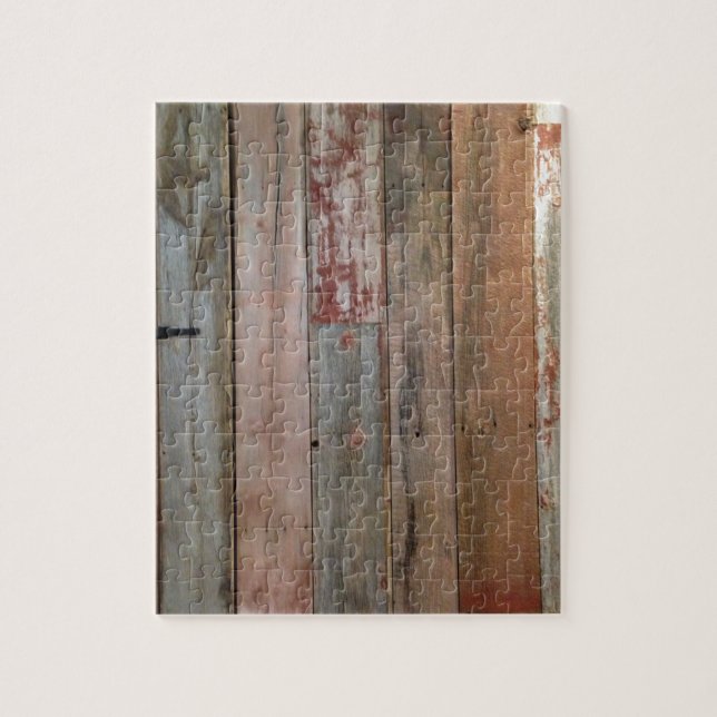 Quebra-cabeça fazenda primitiva madeira de casca do país ocident (Vertical)