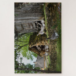 Quebra-cabeça Fazenda tradicional do ganso dos gras do foie