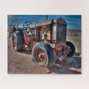 Quebra-cabeça Fazendas Trator Antiquado Rusty