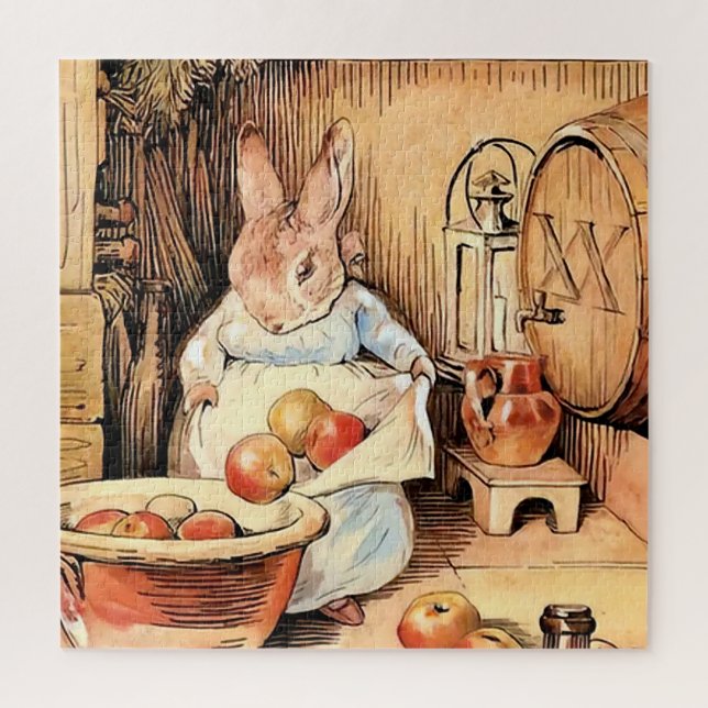 Quebra-cabeça "Fazer Apple Cider" por Beatrix Potter (Vertical)
