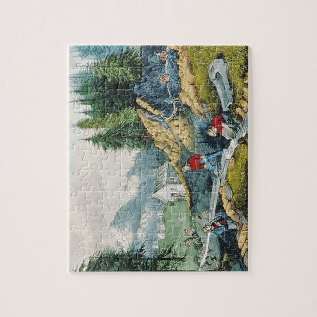 Quebra-cabeça Febre do ouro de ABH Califórnia (Vertical)