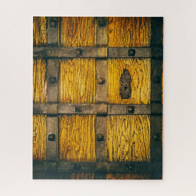 Quebra-cabeça Fechamento do portão do castelo medieval. (Vertical)