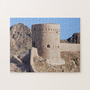 Quebra-cabeça Feche uma torre de relógio em Muscat - Muscat