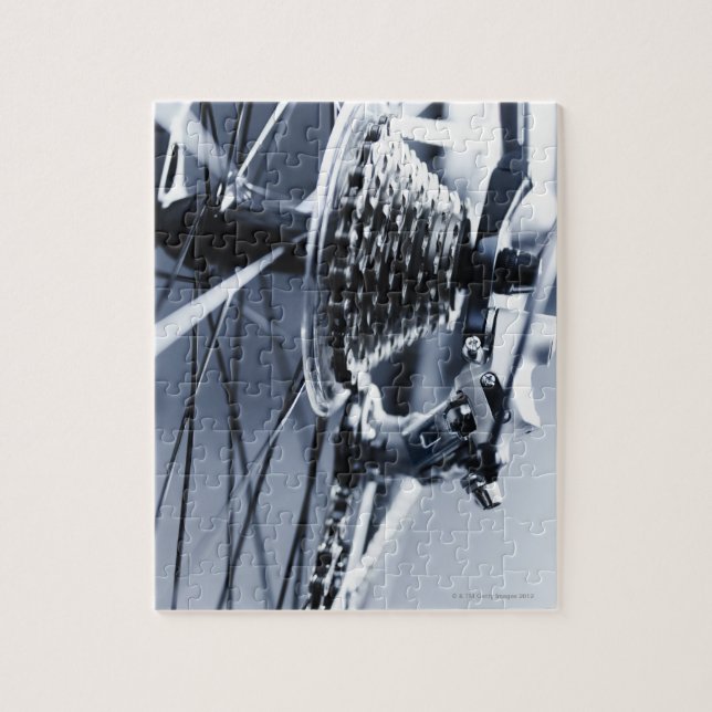 Quebra-cabeça Fecho das engrenagens das bicicletas 2 (Vertical)