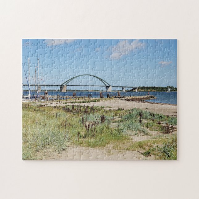 Quebra-cabeça Fehmarnsundbrücke und Fehmarnsund (Horizontal)