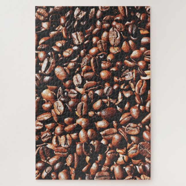Quebra-cabeça Feijões De Café Aromatizados - Eu Amo Café - (Vertical)