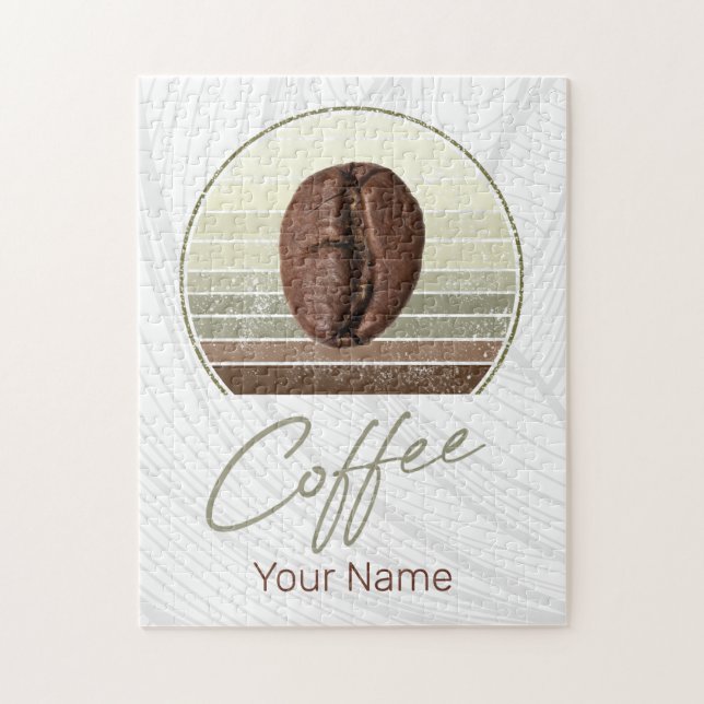 Quebra-cabeça Feijões De Café Para Espresso E Barista Retro (Vertical)