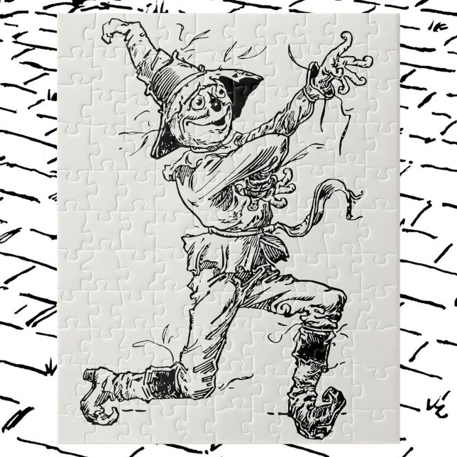 Quebra-cabeça Feiticeiro de Oz Fairy Tales, o Espantalho (Criador carregado)