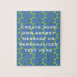 Quebra-cabeça feito sob encomenda da mensagem do