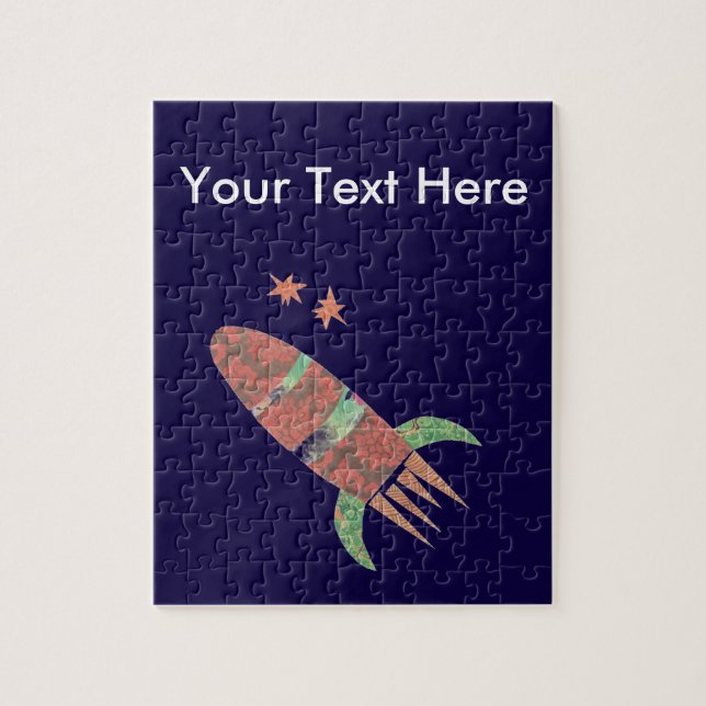 Quebra-cabeça feito sob encomenda de Rocket (Vertical)