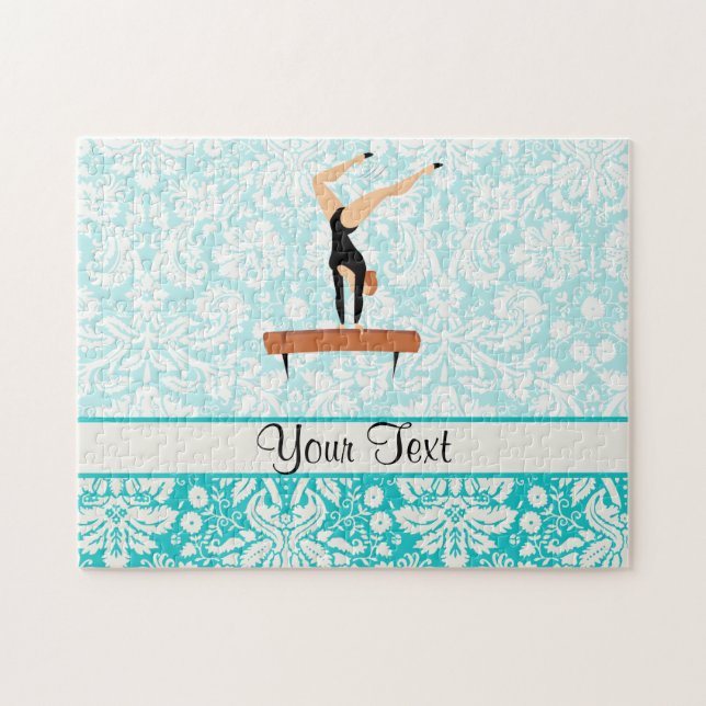 Quebra-cabeça Feixe de equilíbrio da ginástica (Horizontal)