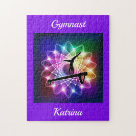 Quebra-cabeça Feixe de Equilíbrio de Gymnast de Meninas Personal