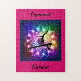 Quebra-cabeça Feixe de Equilíbrio de Gymnast de Meninas Personal