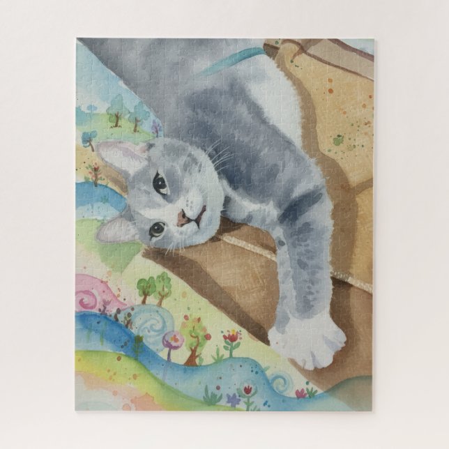 Quebra-cabeça Fel, o Gato (Vertical)