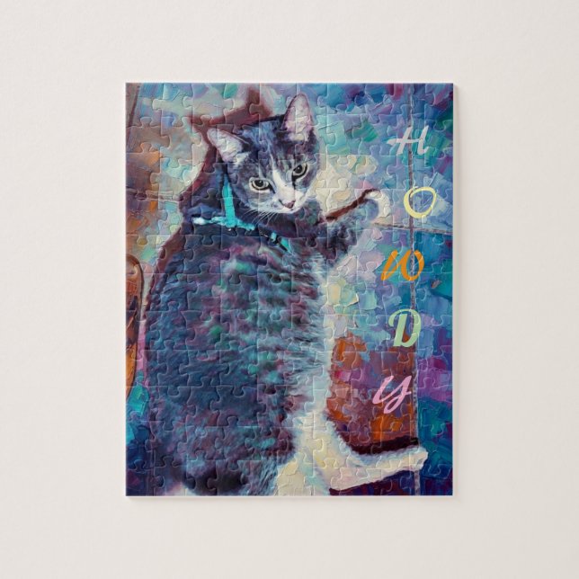 Quebra-cabeça Fel, o Gato (Vertical)