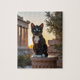 Quebra-cabeça Felini visita o fenômeno: uma odisseia grega