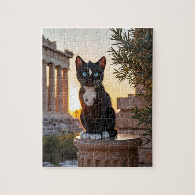 Quebra-cabeça Felini visita o fenômeno: uma odisseia grega (Vertical)