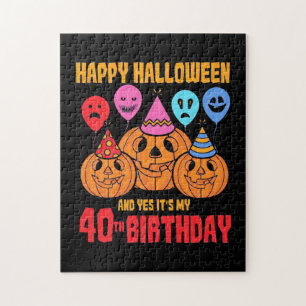Quebra-cabeça Feliz aniversário de 40 anos de Halloween