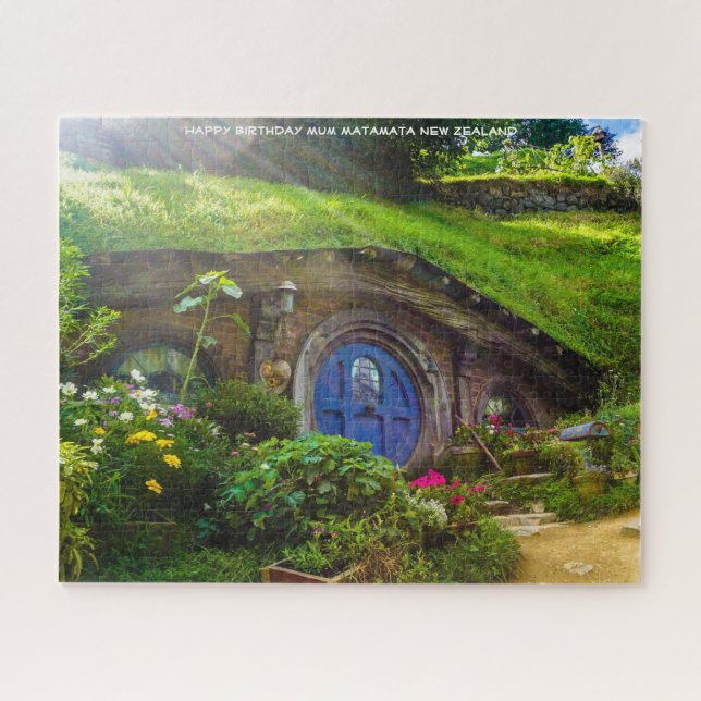 Quebra-cabeça Feliz aniversário Mãe Matamata Nova Zelândia (Horizontal)