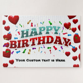Quebra-cabeça Feliz Aniversário Personalizado
