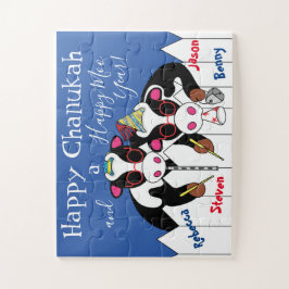 Quebra-cabeça Feliz Ano da Lua Feliz Chanukah